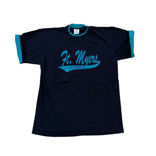 Ft. Myers Florida T-Shirt 90s (Large) [ REAL SHOPPER EXCLUSIVE ]