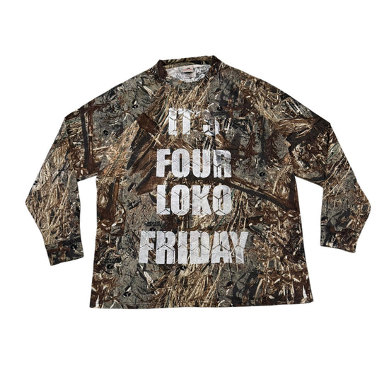 Four Loko Friday Camo Long Sleeve T-Shirt (XXL)