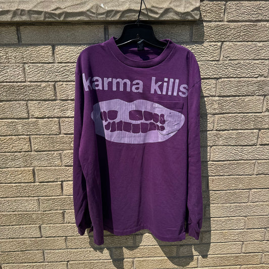 Karma Kills 1/1 Long Sleeve T-Shirt (XL)