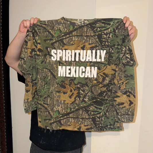 Spiritually Mexican Camo Long Sleeve T-Shirt (XL)