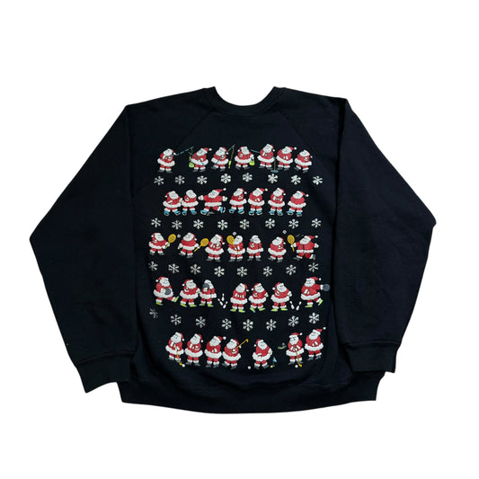 Active Santa Puff Print Sweater 90s (XL)