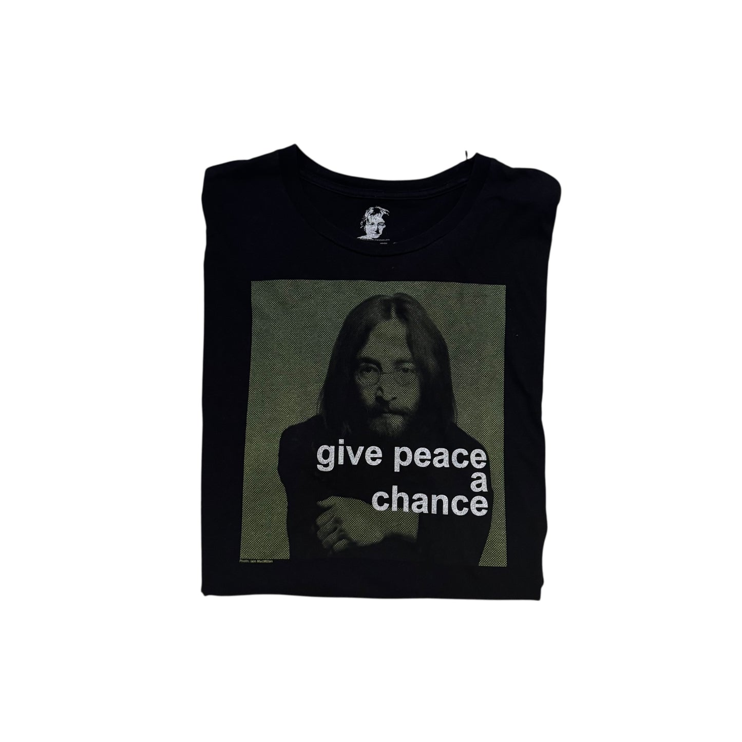 John Lennon Give Peace A Chance T-Shirt (XL) [ REAL SHOPPER EXCLUSIVE ]