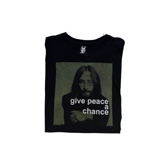 John Lennon Give Peace A Chance T-Shirt (XL) [ REAL SHOPPER EXCLUSIVE ]