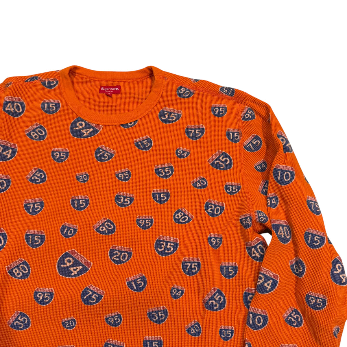 Supreme Interstate Thermal Long Sleeve T-Shirt (XL) PERSONALS COLLECTION