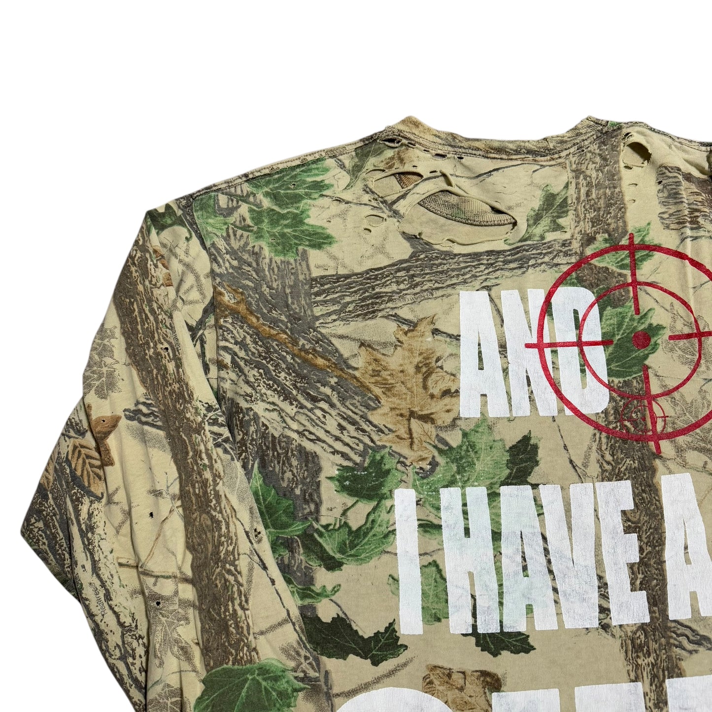 Four Loko Friday Camo 1/1 Thrashed Long Sleeve T-Shirt (XL)