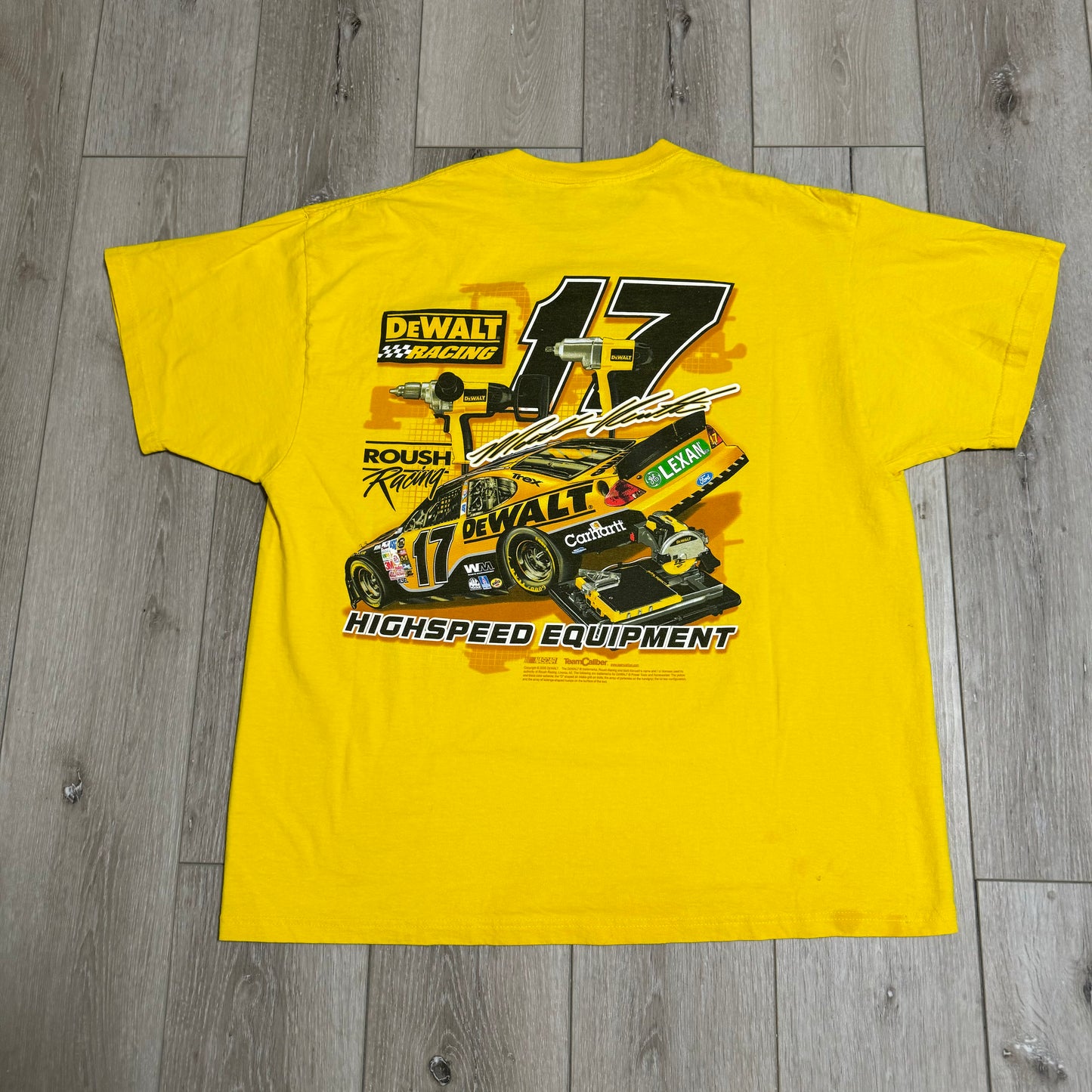 NASCAR Matt Kenseth DeWalt Racing T-Shirt 2000s (XXL)