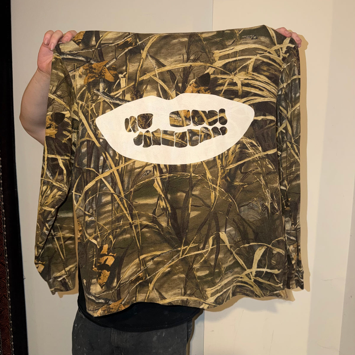 Never Kill Yourself 1/1 Camo Long Sleeve T-Shirt (XL)