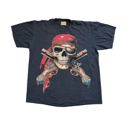 Skull Big Face The Mountain T-Shirt 2000s (XXL) [ REAL SHOPPER EXCLUSIVE ]