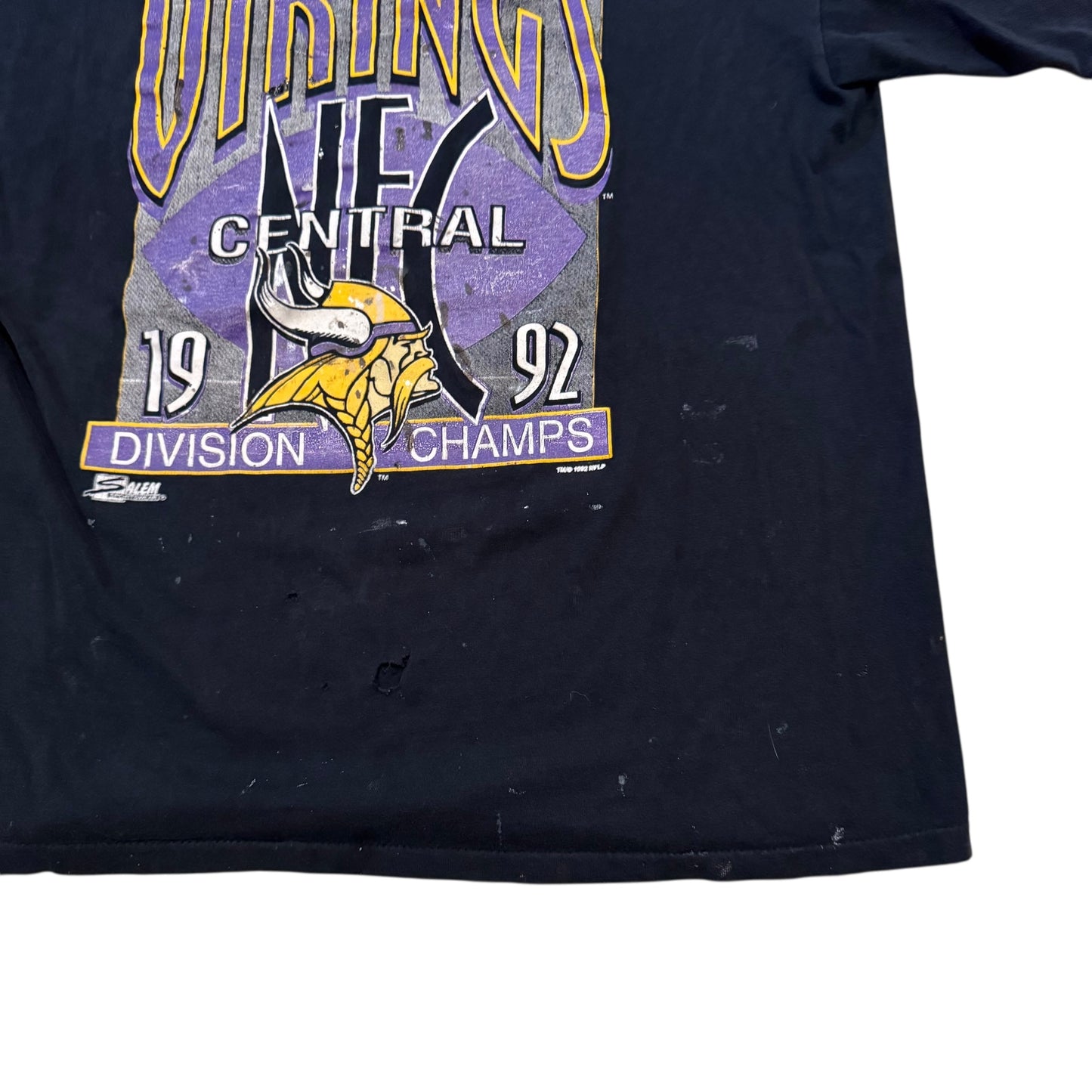 Minnesota Vikings Division Champs T-Shirt 90s (XL) [ REAL SHOPPER EXCLUSIVE ]