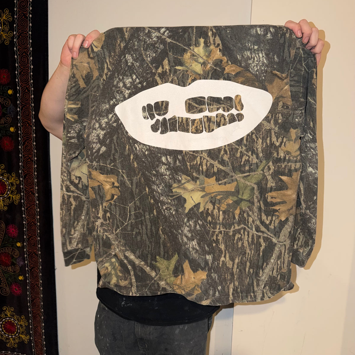 Never Kill Yourself 1/1 Camo Long Sleeve T-Shirt (XL)