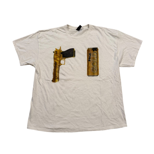 Four Loko Gun Watchlist Swag Hand Air Brushed 1/1 T-Shirt (XXL) PERSONALS COLLECTION