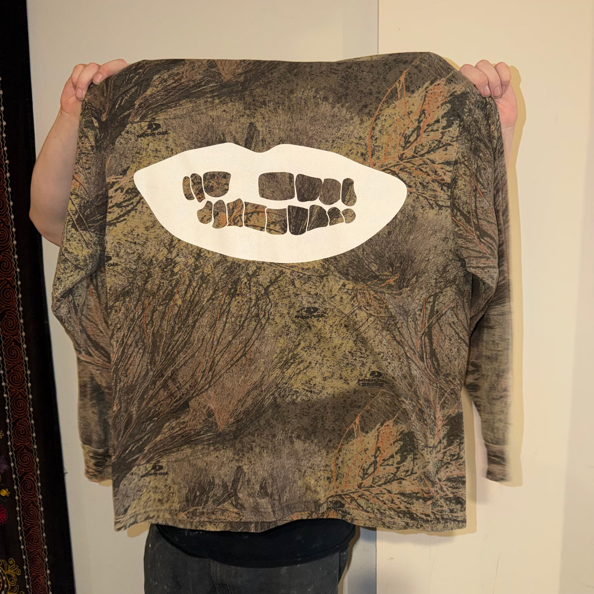 Never Kill Yourself 1/1 Camo Long Sleeve T-Shirt (XL)