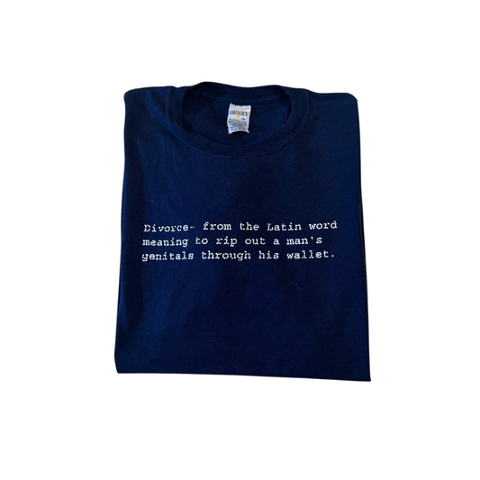 Divorce Is Like… T-Shirt 90s (XL) [ REAL SHOPPER EXCLUSIVE ]