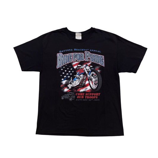 Daytona Biker Ride For Pride T-Shirt 2005 (Large)