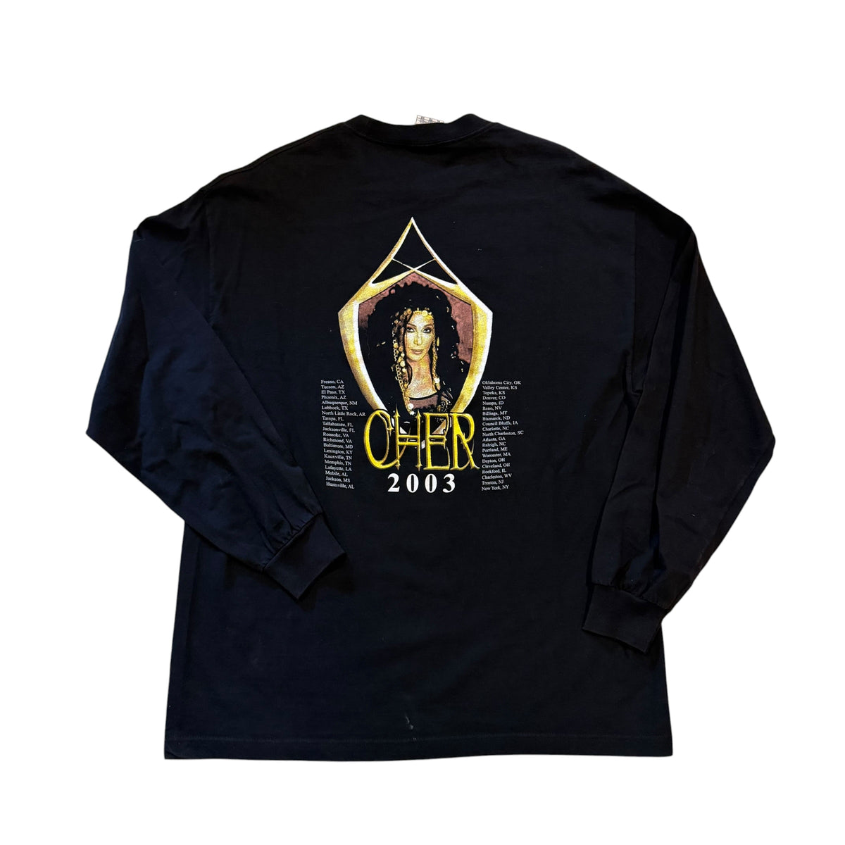 Cher Tour 2003/2004 Long Sleeve T-Shirt (XL) PERSONALS COLLECTION