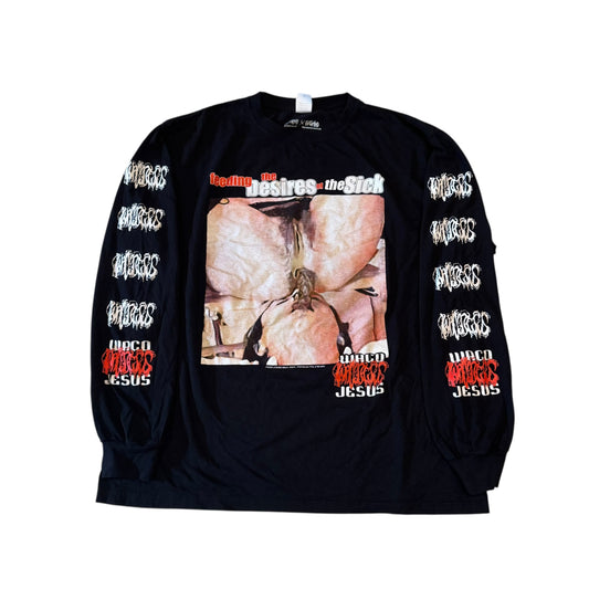 Waco Jesus Feeding The Desires Of The Sick Long Sleeve T-Shirt (XXL)