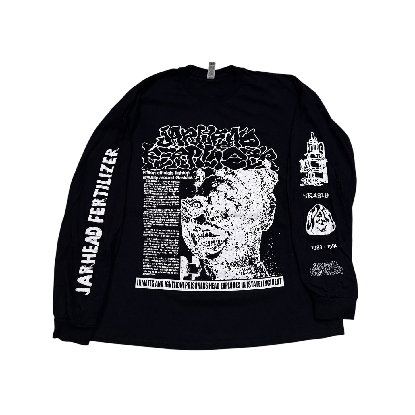Jarhead Fertilizer “The Meanest Man In America” Long Sleeve T-Shirt (XXL) PERSONALS COLLECTION