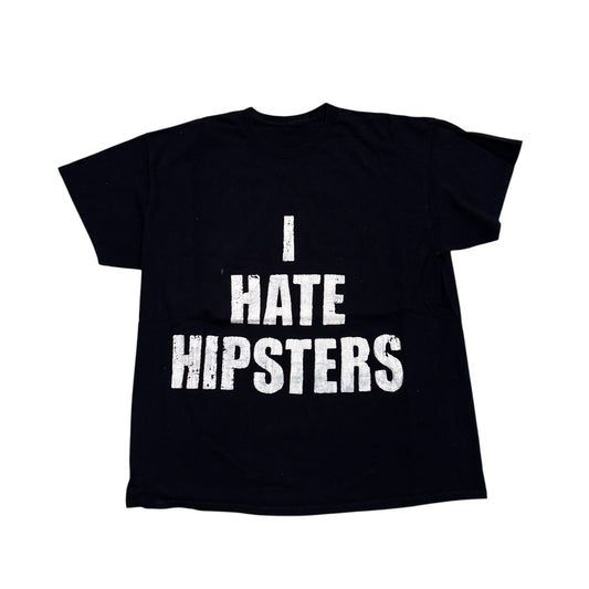 I Hate Hipsters T-Shirt (XL) PERSONALS COLLECTION