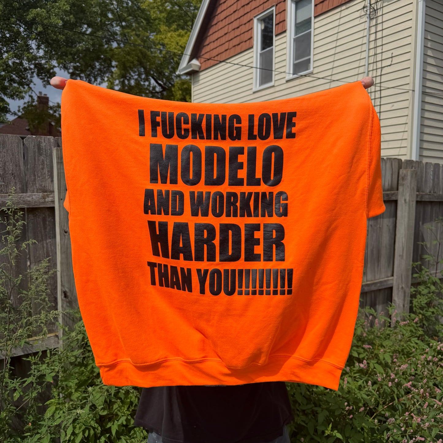 Spiritually Mexican Neon Orange Hoodie