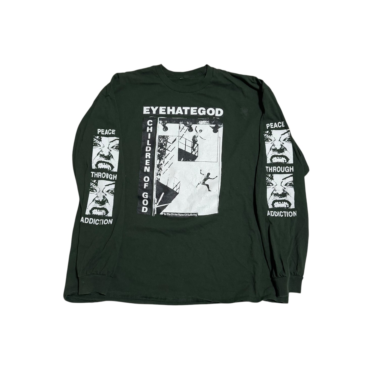 Eyehategod Pain Through Addiction Long Sleeve T-Shirt (XXL)