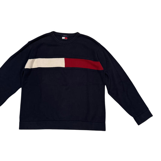 Tommy Jeans Knitted Logo Sweater (Large)