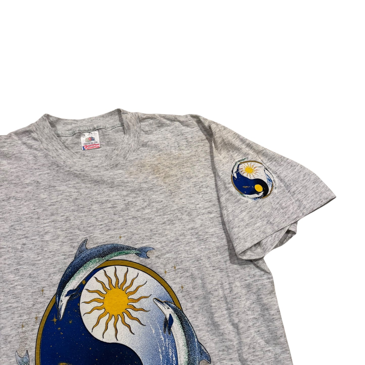 Myrtle Beach Ying Yang T-Shirt 90s (Large) [ REAL SHOPPER EXCLUSIVE ]
