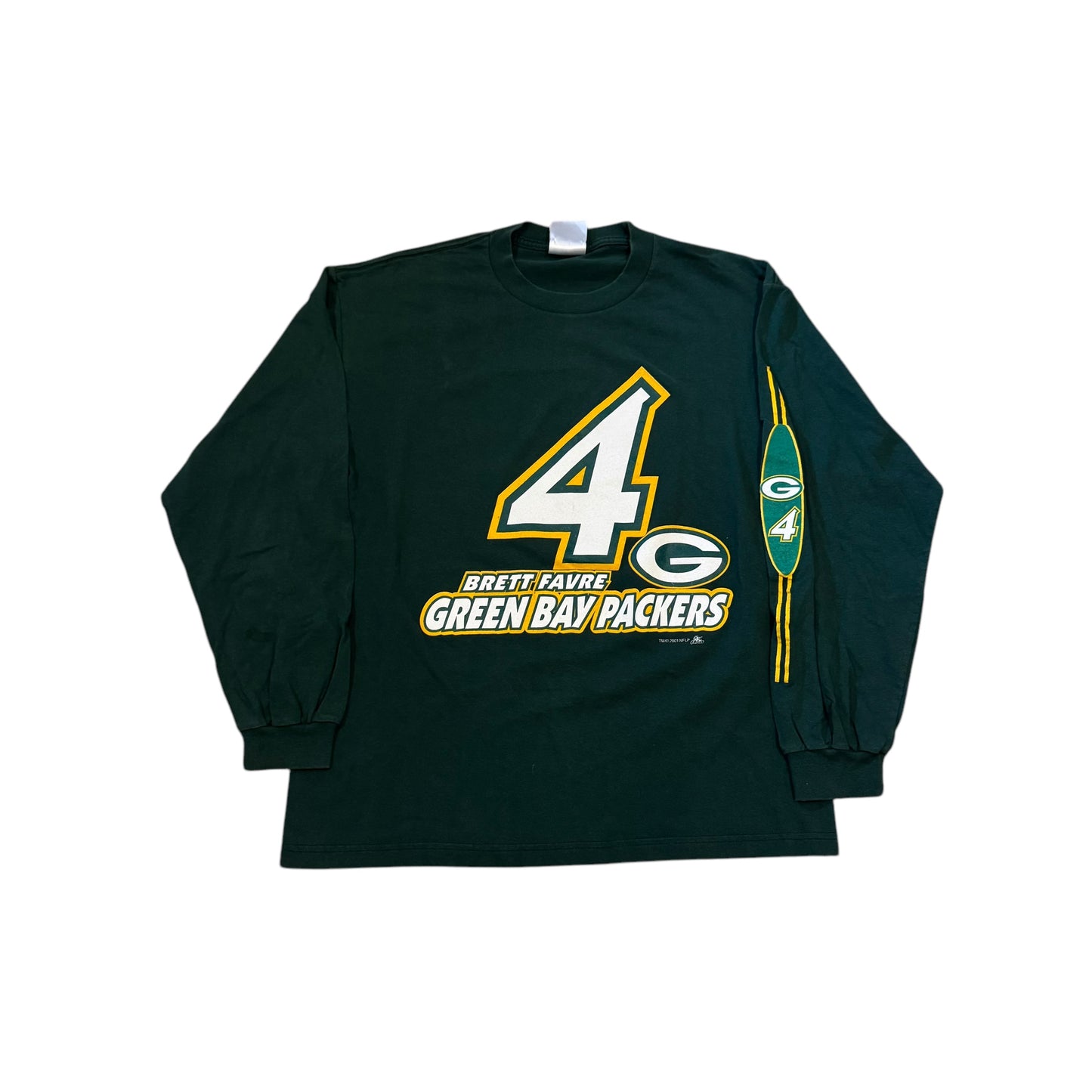 Green Bay Packers Long Sleeve T-Shirt 2001 (Large) [ REAL SHOPPER EXCLUSIVE ]