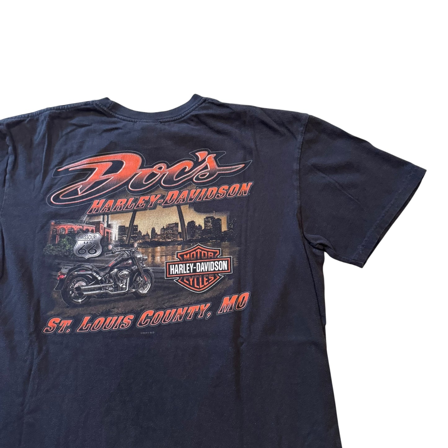 Harley Davidson Of St. Louis, Missouri T-Shirt 2011 (XL) [ REAL SHOPPER EXCLUSIVE ]