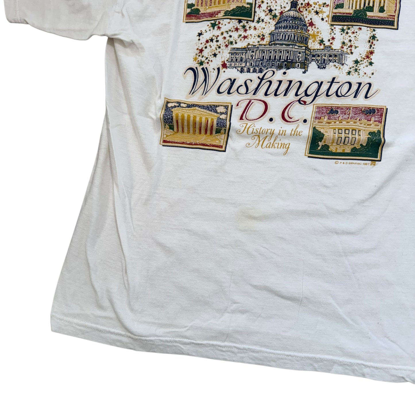 Washington D.C. Tourist T-Shirt 90s (Boxy XL) [ REAL SHOPPER EXCLUSIVE ]