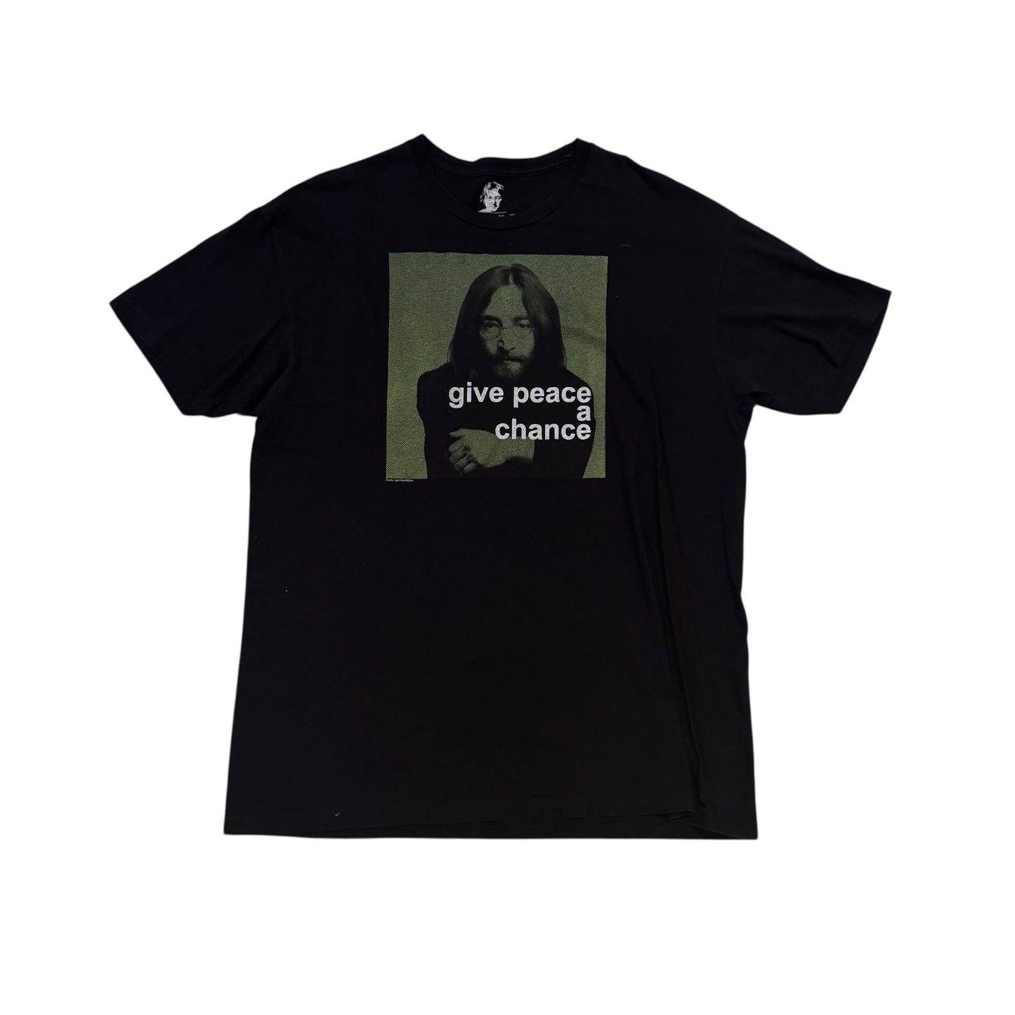 John Lennon Give Peace A Chance T-Shirt (XL) [ REAL SHOPPER EXCLUSIVE ]