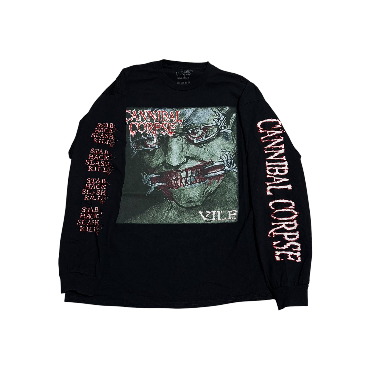Cannibal Corpse Vile Death Metal Long Sleeve T-Shirt (XXL)