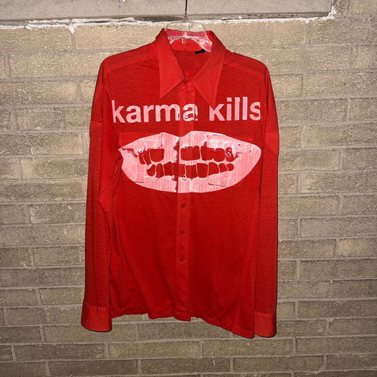 Karma Kills 1/1 Button Up (Women’s XL)