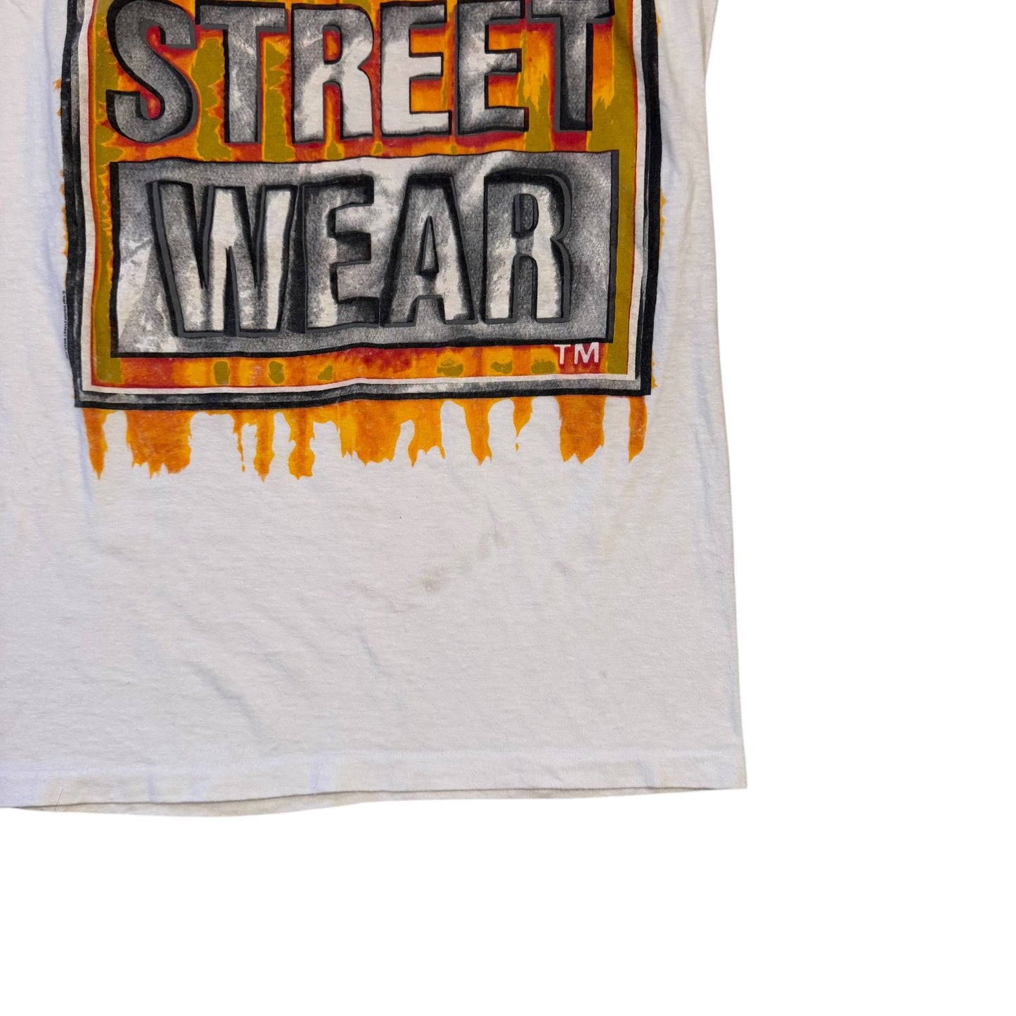 Vision Street Wear Flame Logo T-Shirt (Small)
