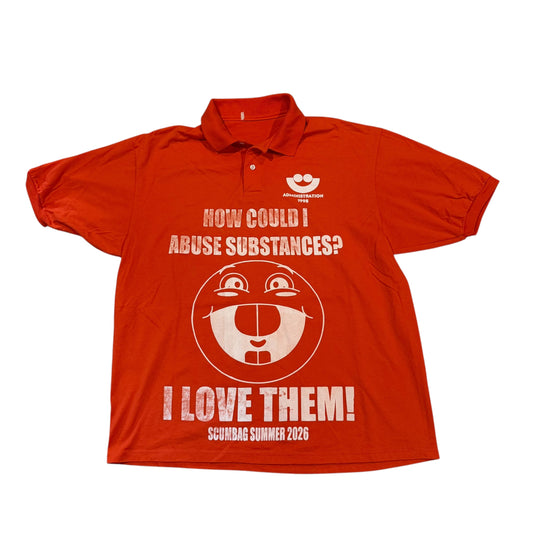 How Could I Abuse Substances? Polo T-Shirt (XL) PERSONALS COLLECTION