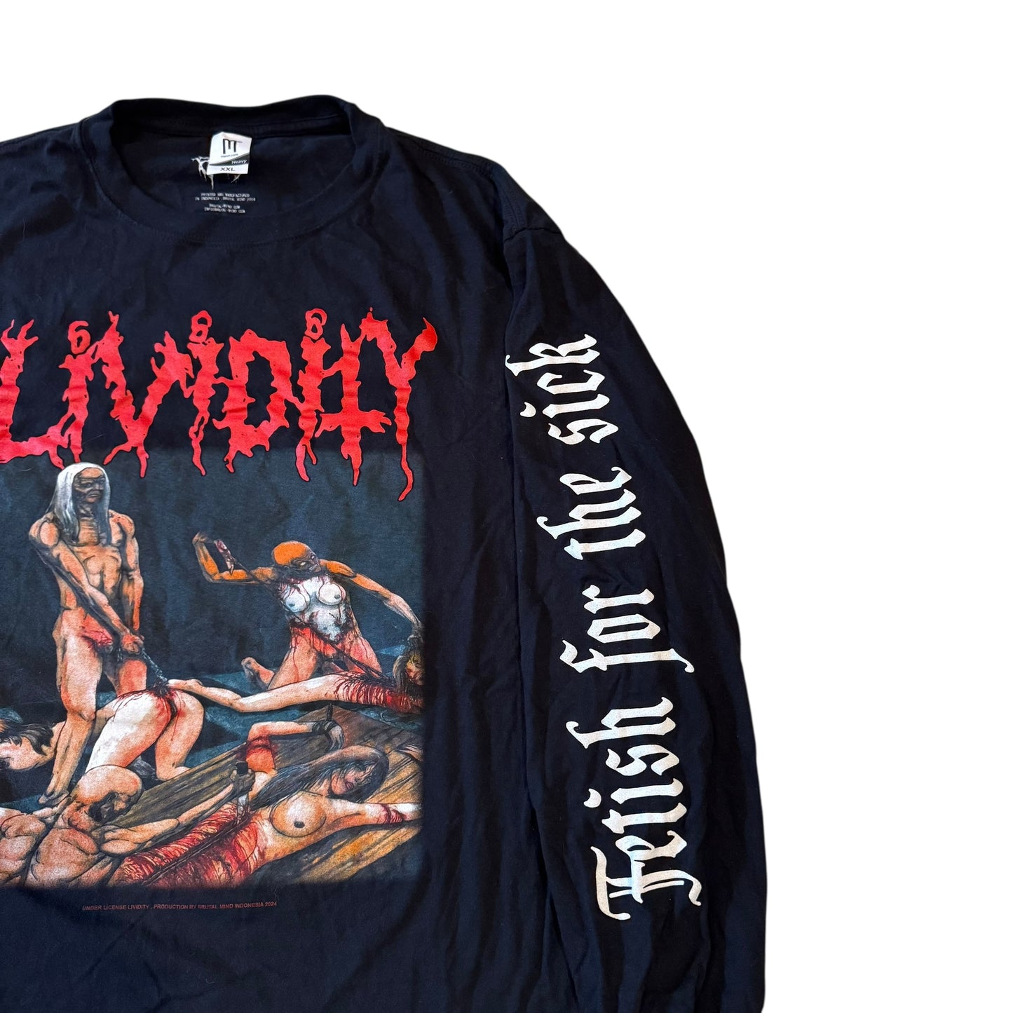 Lividity Fetish For The Sick Long Sleeve T-Shirt (XXL)