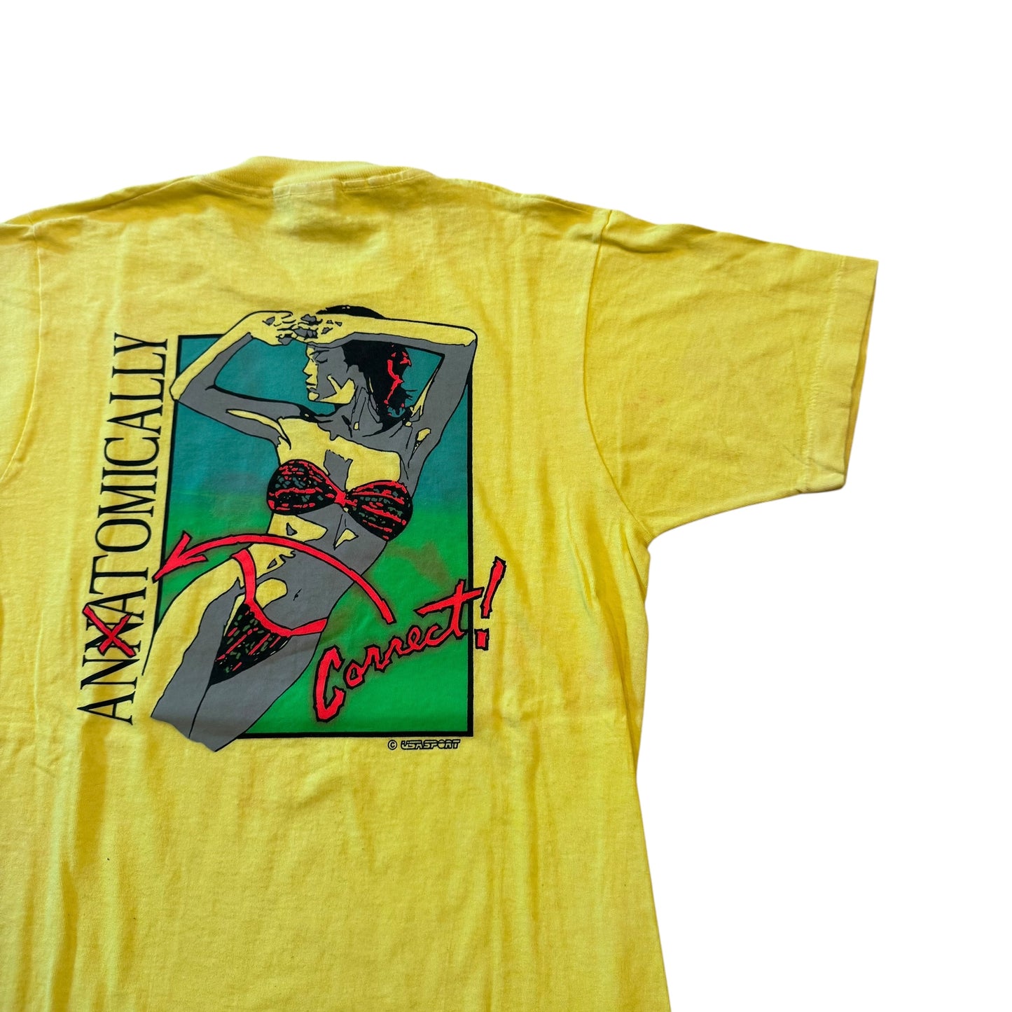 USA Sport Wear T-Shirt 80s (Medium)  [REAL SHOPPER EXCLUSIVE ]