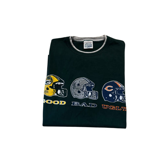 Green Bay Packers Good, Bad, And Ugly T-Shirt 90s (Medium) [ REAL SHOPPER EXCLUSIVE ]