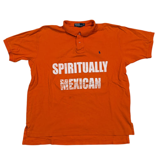 Spiritually Mexican Polo T-Shirt (XXL) PERSONALS COLLECTION