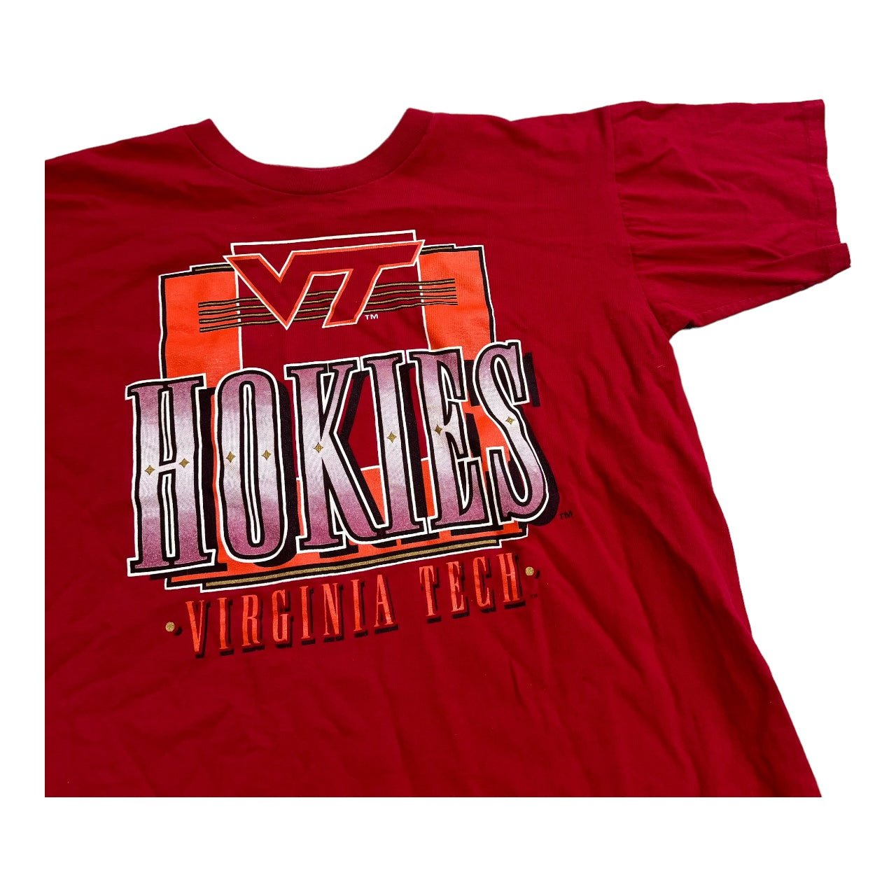 Virginia Tech Hokies Nutmeg T-Shirt 90s (XL)
