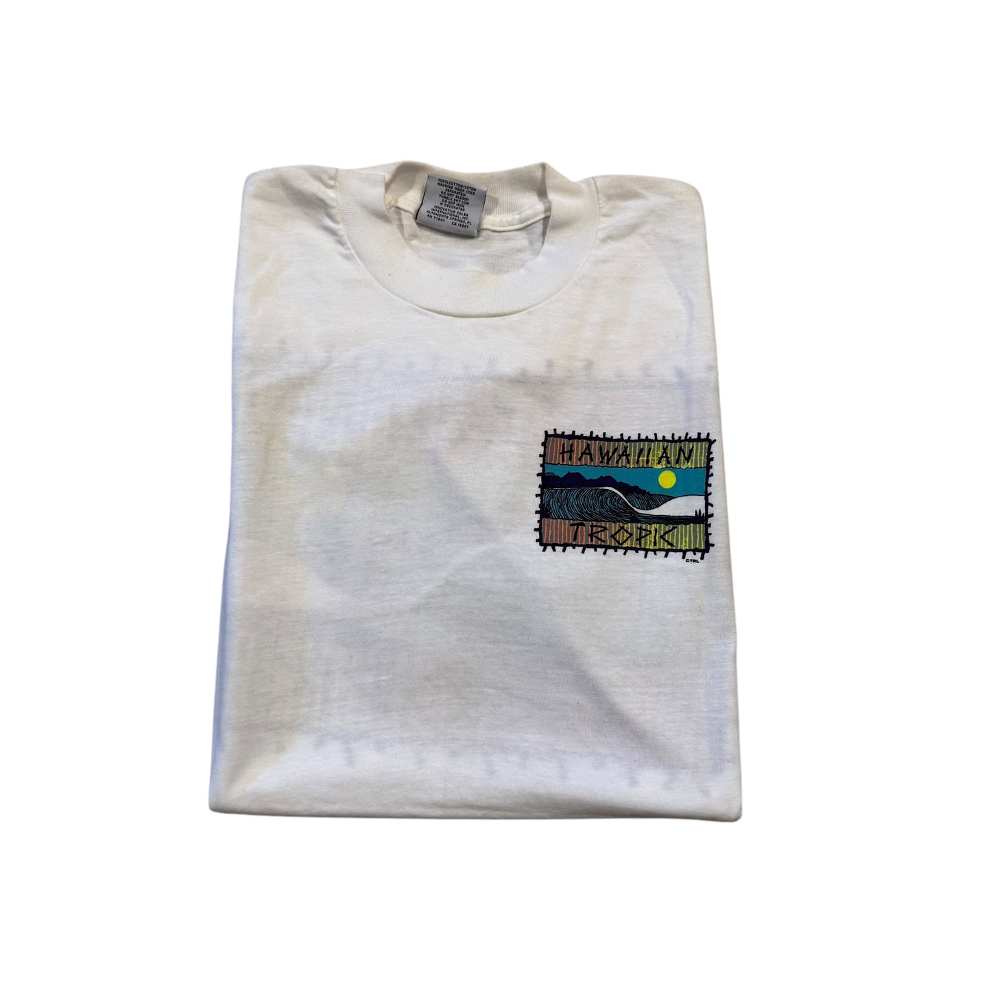 Hawaiian Tropic T-Shirt 90s (Large) [ REAL SHOPPER EXCLUSIVE ]
