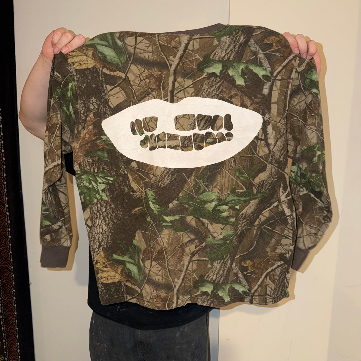 Never Kill Yourself 1/1 Camo Long Sleeve T-Shirt (XL)