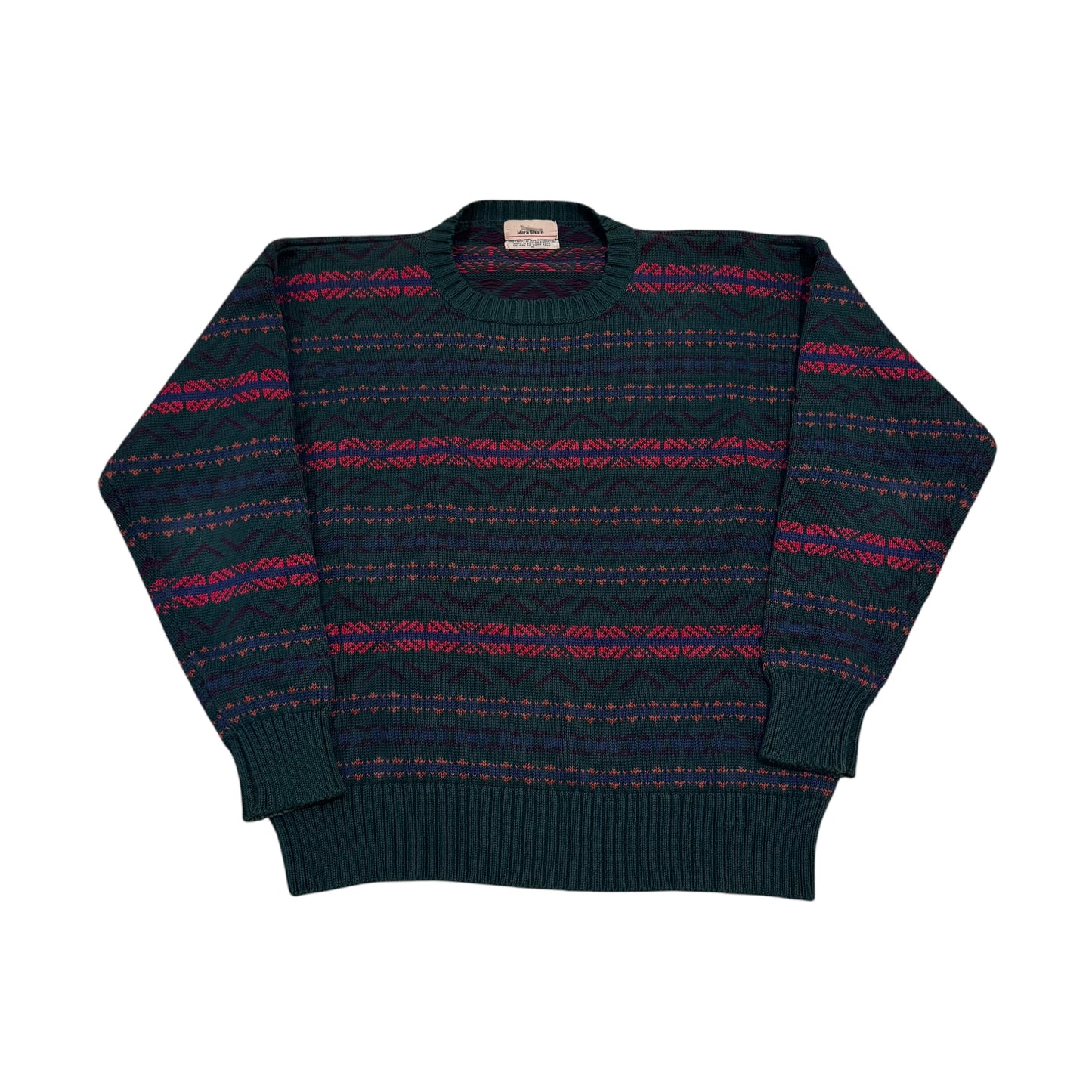 Mark Shale Knitted Striped Sweater 90s (Medium) [ REAL SHOPPER EXCLUSIVE ]
