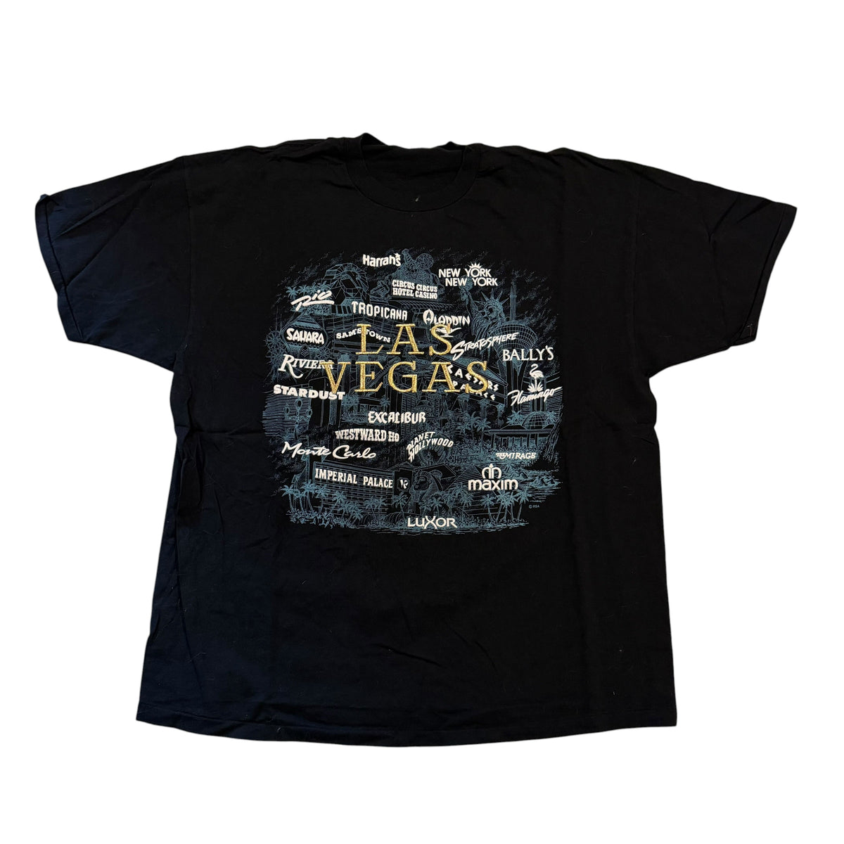 Las Vegas Casinos T-Shirt 90s (XL) PERSONALS COLLECTION