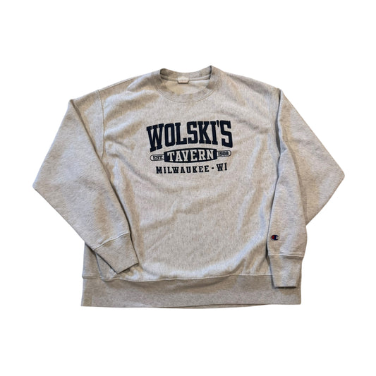 Wolski’s Tavern Milwaukee Champion Reverse Weave Crewneck (XL)