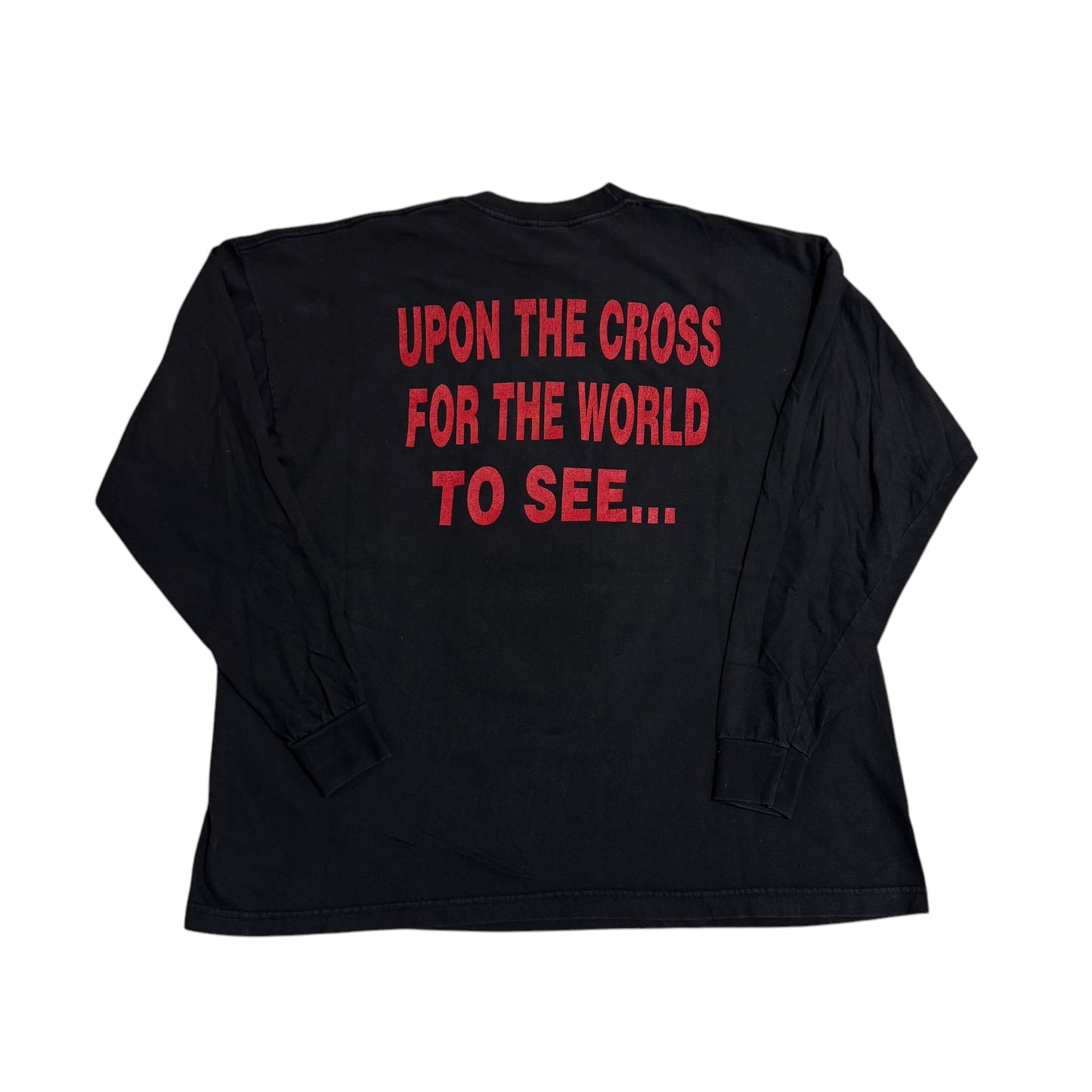 Deicide Once Upon The Cross Long Sleeve T-Shirt 90s (XL)