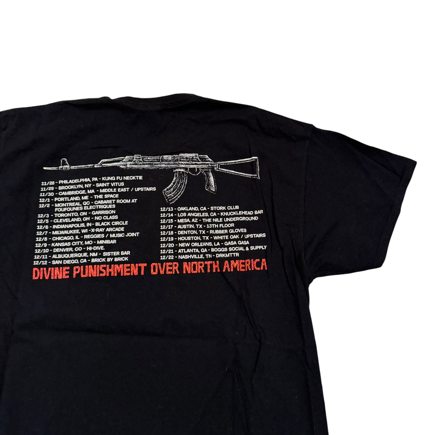 Jarhead Fertilizer Divine Punishment Over North America Tour T-Shirt (XL) PERSONALS COLLECTION