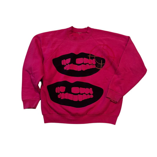 Teeth Logo 1/1 Crewneck (Large) PERSONALS COLLECTION