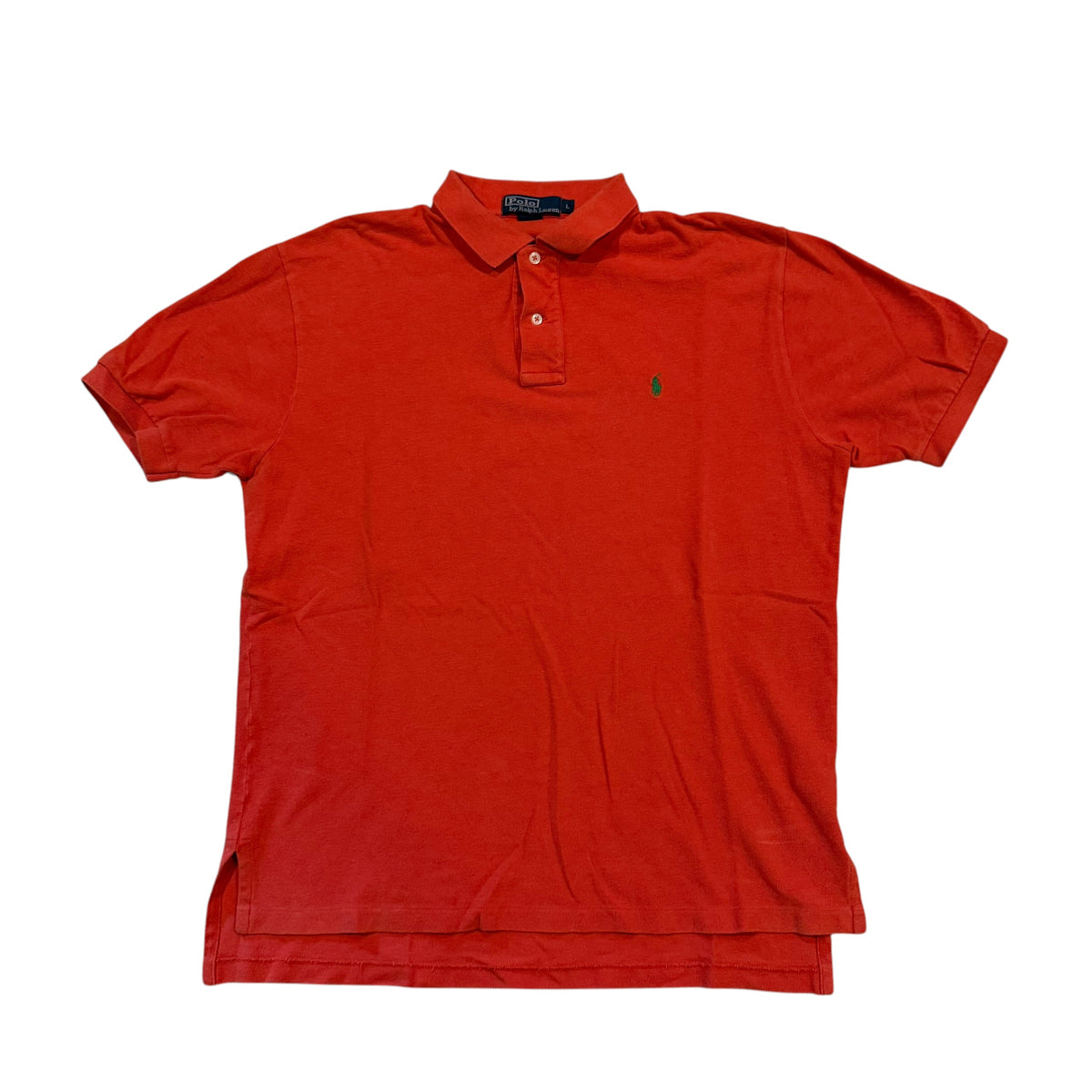 Ralph Lauren Orange Polo T-Shirt (Large) PERSONALS COLLECTION