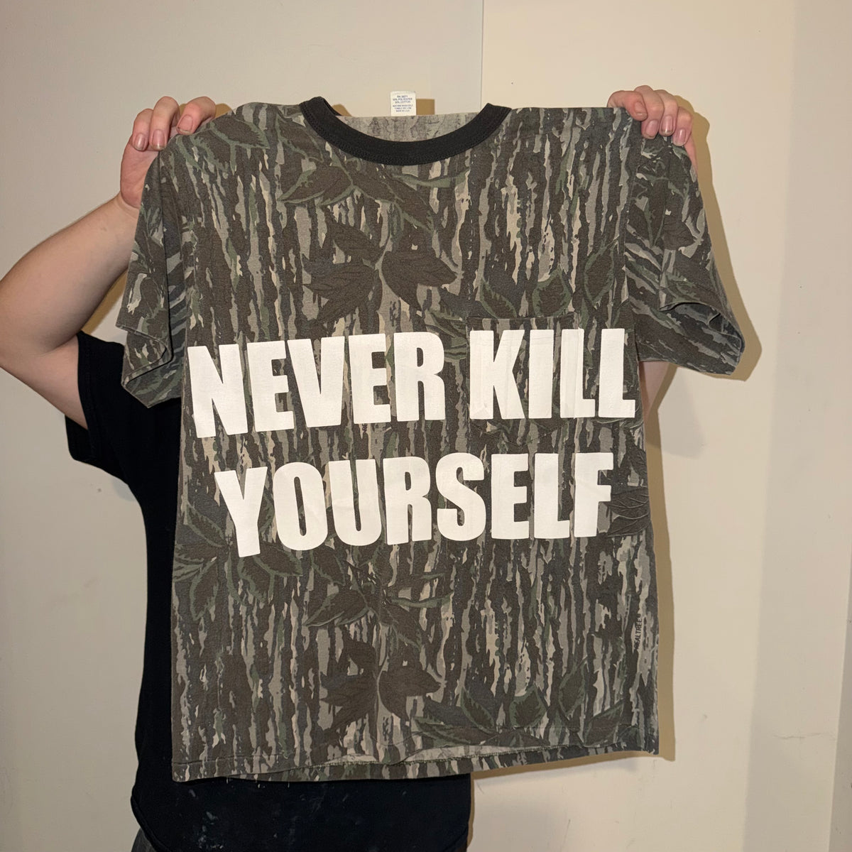 Never Kill Yourself 1/1 Camo T-Shirt (Large)