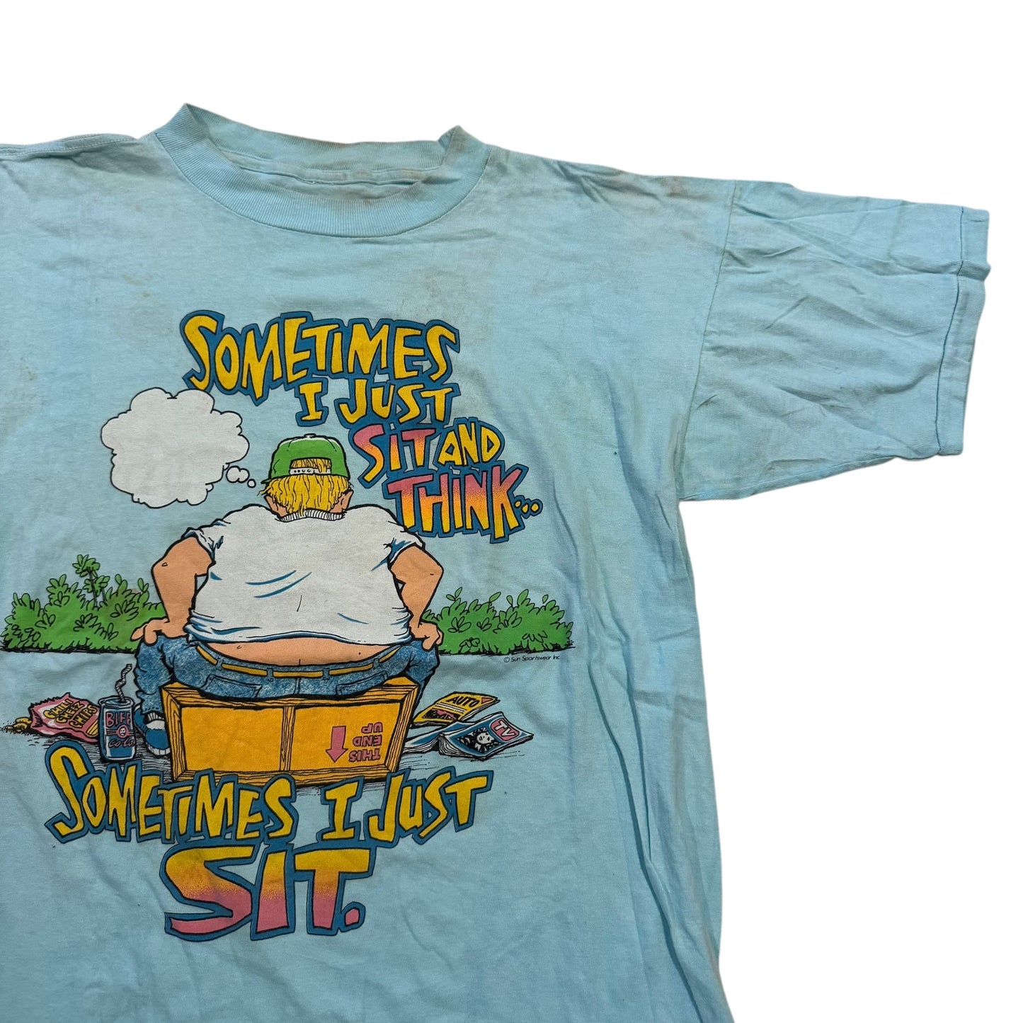 Sometimes I Just Sit T-Shirt 90s (XL) [ REAL SHOPPER EXCLUSIVE ]